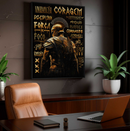 Mentalidade do Guerreiro – Quadro Decorativo