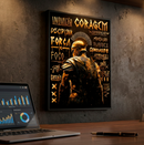 Mentalidade do Guerreiro – Quadro Decorativo